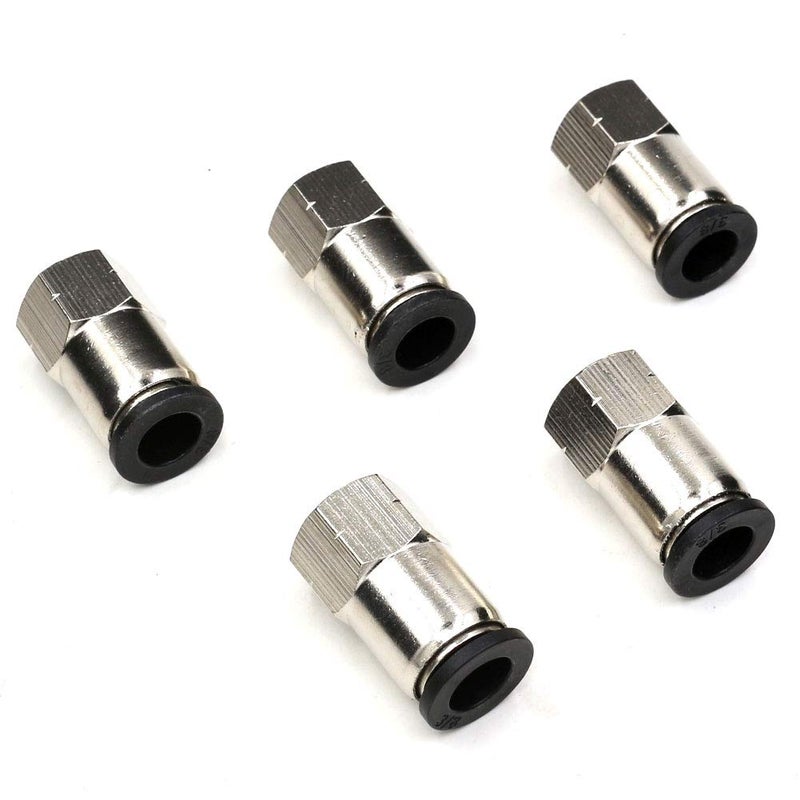 1/4 "" Npt تركيبات الهواء الإناث دفع لتوصيل التجهيزات، CEKER 3/8 بوصة أنابيب خط الهواء تركيبات تركيب هوائي دفع في موصلات توصيل سريع تركيبات خرطوم الهواء 5 حزم - Image 1